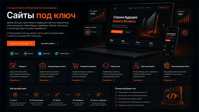 Сайты под ключ